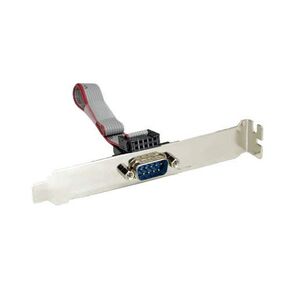 KENTEK 12 Inch in DB9 Serial Expansion Port Bracket RS-232 COM at Everex D-Sub 9 Pin Male to IDC 10 Pin Female M/F for PC Mac Linux Motherboard Header