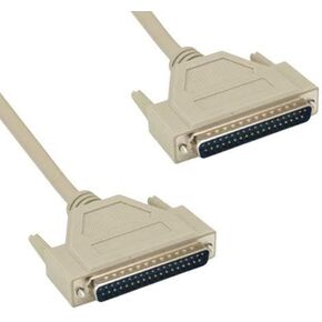 Kentek 3 Feet FT DB37 Serial Cable Cord Connector 28 AWG Molded RS-449 37 Pin Male to Male M/M for PC Mac Printer Network Modem