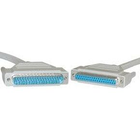 Serial Extension Cable DB37 Male to DB37 Female UL Rated 37 Conductor 1:1 6 Foot