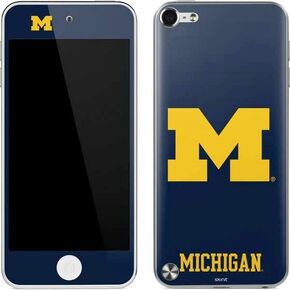 Skinit Decal MP3 Player Skin Compatible with iPod Touch (5th Gen&2012) - Officially Licensed College Michigan M Logo Design