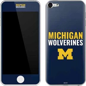 Skinit Decal MP3 Player Skin Compatible with iPod Touch (6th Gen 2015) - Officially Licensed College Michigan Wolverines M Design