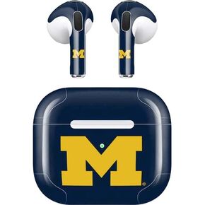Skinit Skinit Audio Audio Skin متوافق مع Apple Airpods (3rd Gen ، 2021) - تصميم Ann Arbor Est 1817 رسميًا