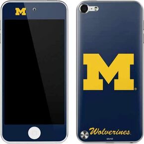 Skinit Decal MP3 Player Skin Compatible with iPod Touch (5th Gen&2012) - Officially Licensed College Michigan M Logo Bold Design