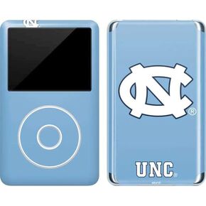 Skinit Decal MP3 Player Skin Compatible with iPod Classic (6th Gen) 80GB - Officially Licensed College Carolina UNC Design