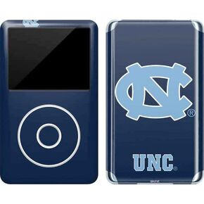 Skinit Decal MP3 Player Skin Compatible with iPod Classic (6th Gen) 80GB - Officially Licensed College UNC Logo Design