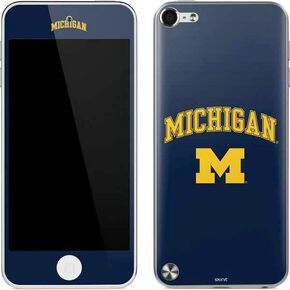 Skinit Decal MP3 Player Skin Compatible with iPod Touch (5th Gen&2012) - Officially Licensed College Michigan M Design