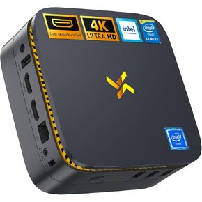Mini PC Intel Twin Lake N150(Up to 3.6Ghz, just 6W), 16GB RAM 512GB SSD Mini Computers, Mini PC Windows 11 pro Support 4K Dual Display,5G WiFi/BT/VESA