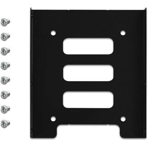 Harper Grove SSD Mounting Bracket, 2.5" to 3.5" SSD HDD Bay Metal Hard Drive Holder Mounting Bracket Adapter Tray Dock