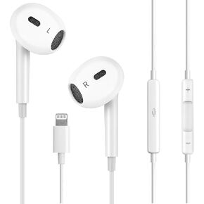 2 Pack Wired Headphones for iPhone,in-Ear Earbuds Wired Isolation Noise with Built-in Microphone & Volume Control, Earphones Compatible with iPhone 14/13/12/11/XR/XS/X/8/7/SE/Pro/Pro Max