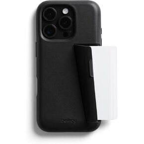 علبة هاتف Bellroy - 3 بطاقة لـ iPhone 16 Pro (حالة iPhone الجلدية ، محفظة الهاتف) - أسود