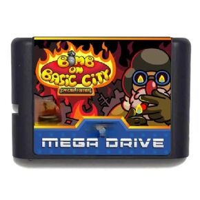 قنبلة على بطاقة لعبة City MD 16 بت لـ Mega Drive و Genesis