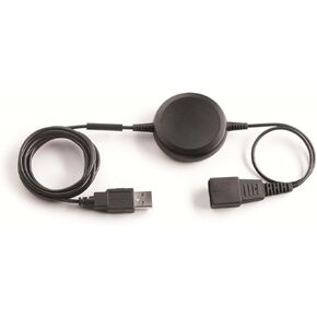 Jabra LINK 220 USB Adapter for Corded Headsets (Renewed)