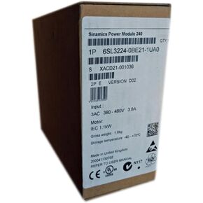 1pcs 6SL3224-0BE21-1UA0 New and Sealed in Box 6SL32240BE211UA0 1 Year Warranty and Fast