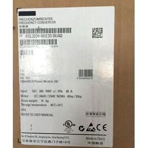 1pcs 6SL3224-0BE33-0UA0 New and Sealed in Box 6SL32240BE330UA0 1 Year Warranty and Fast