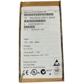 1pcs 6SL3210-1SB11-0UA0 New and Sealed in Box 6SL32101SB110UA0 1 Year Warranty and Fast