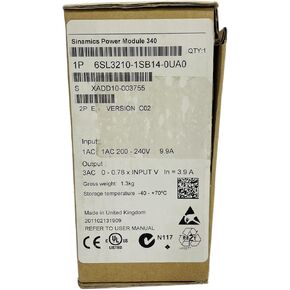 1pcs 6SL3210-1SB14-0UA0 New and Sealed in Box 6SL32101SB140UA0 1 Year Warranty and Fast