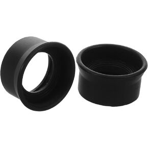 حرس العيون ذي العيون ذات العيون المجهر 2pcs غطاء مطاطية المجهر المجهر البصريات الرياضية العدسة