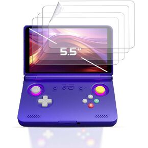 4 pack Screen Protector for Retroid Pocket Flip 2 Handheld Game Console, Clear, Flex Film, Case Friendly,for Retroid Pocket Flip 2,HD Clarity