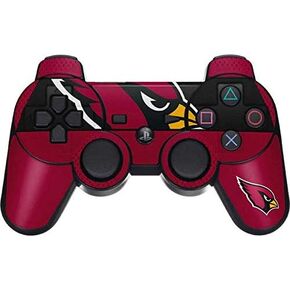Skinit Skinit Gaming Gaming Skin متوافق مع وحدة التحكم اللاسلكية Dual Frack PS3 - تصميم كتلة أريزونا كاردينالز المرخص رسميًا