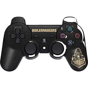 Skinit Decal Gaming Skin for PS3 Dual Shock Wireless Controller - Officially Licensed College Purdue University Signature Logo Design