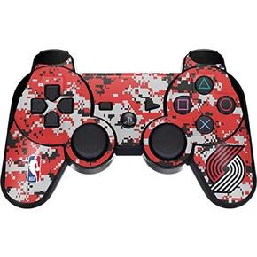 Skinit Decal Gaming Skin for PS3 Dual Shock Wireless Controller - Officially Licensed NBA Portland Trail Blazers Digi Camo Design