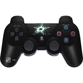 Skinit Decal Gaming Skin for PS3 Dual Shock Wireless Controller - Officially Licensed NHL Dallas Stars Black Background Design