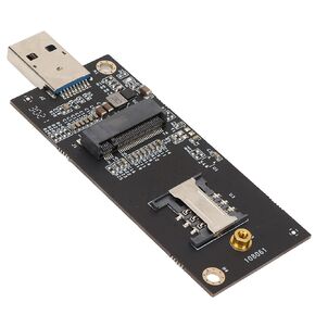 Keenso USB 3.0 NGFF Adapter Card with SIM Card Slot, Easy Plug and Play M.2 A USB Adapter for Windows, Suitable for IT Professionals