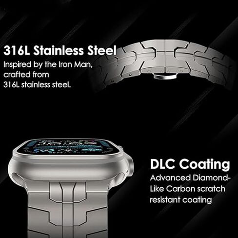 Compatible with WHOOP PEAK Bands with Case bands, Quick Release Stainless Steel Metal Strap with Folding Clasp Replacement Band Compatible with WHOOP 5.0 PEAK, LIFE MG, One, 4.0, 3.0 in Kuwait