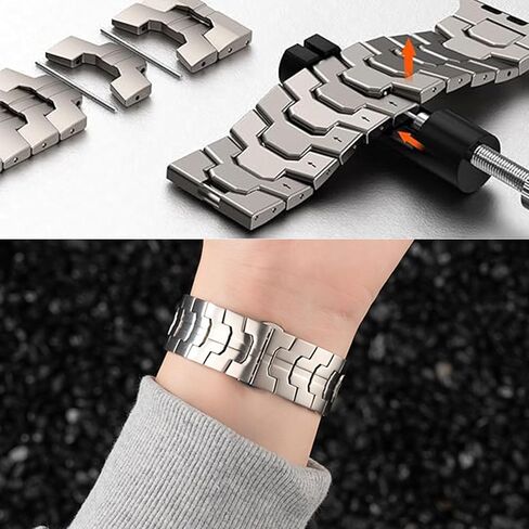 Compatible with WHOOP PEAK Bands with Case bands, Quick Release Stainless Steel Metal Strap with Folding Clasp Replacement Band Compatible with WHOOP 5.0 PEAK, LIFE MG, One, 4.0, 3.0 in Kuwait