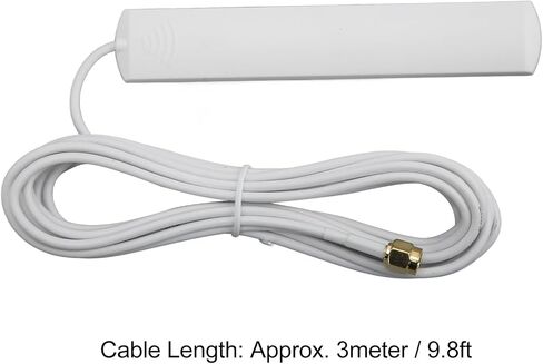 TP002 High Gain Antenna 8DBI for Household Stabilization and Gain with Adhesive (White) in Saudi Arabia