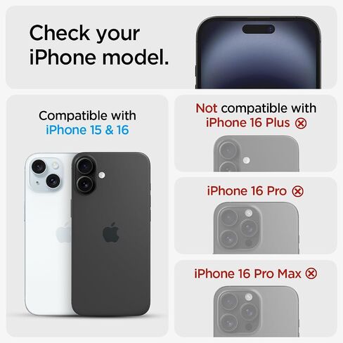 ZAGG InvisibleShield Glass XTR3 iPhone 16/15 Screen Protector - Blue-Light Filtration, 10X Stronger, Scratch & Smudge-Resistant Surface, Edge-to-Edge Protection, Install Tray Included in Saudi Arabia