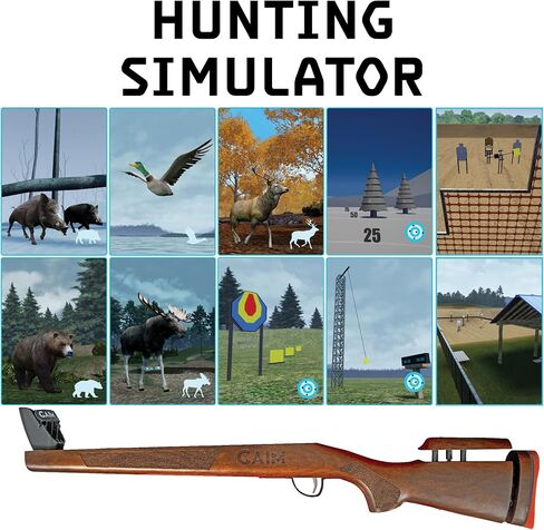 GAIM Hunting Simulator | Virtual Reality Shooting Simulator | Laminate Stock Edition in Saudi Arabia