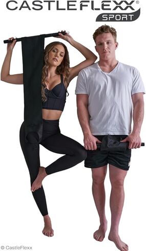 CastleFlexx Sport | Adult Black, Large | Mobility and Full Body Strengthening Device | Functional Stretching Fitness Tool in Kuwait