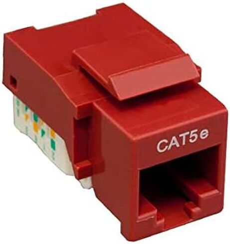 Cat5e RJ45 UTP Tool Less Keystone Jack (Beige) in Saudi Arabia