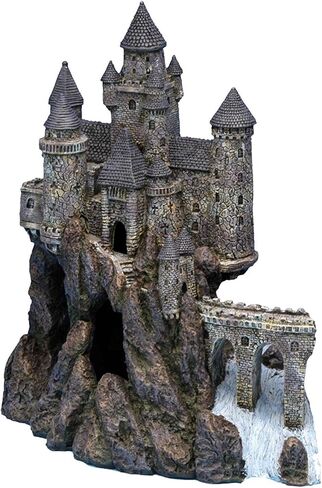 Penn-Plax Age-of-Magic Wizard’s Castle Aquarium Decoration – Safe for Freshwater and Saltwater Fish Tanks – Extra Large – Part A in Saudi Arabia