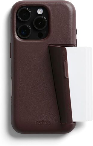 Bellroy Phone Case – 3 Card for iPhone 16 Pro (Leather iPhone case, Phone Wallet) - Black in Kuwait