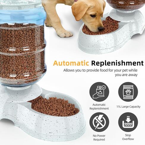 Kenond 3 Gallon Large Dog Water Dispenser, Automatic Gravity Water Bowl in Kuwait