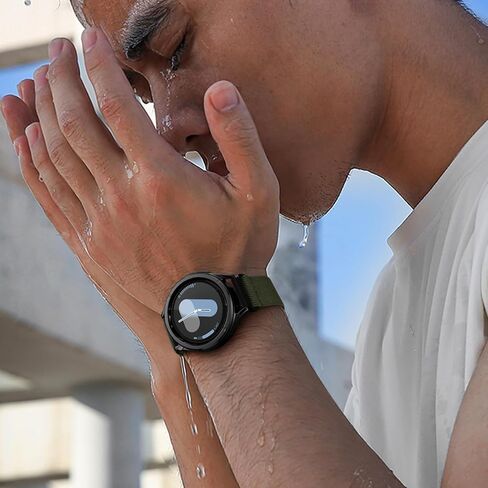 Lerobo Elastic Watch Band for Galaxy Watch 7 Band 6 5 4 44mm 45mm 40mm/6 Classic 47mm 43mm/5 Pro 45mm/4 Classic 46mm 42mm/Active 2, 5 Pack Water-Resistant Nylon Watch Bands for Women Men in Kuwait