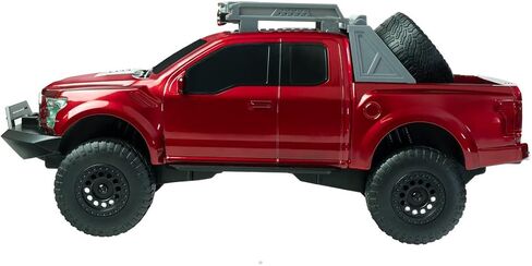 QFX Bluetooth 150 Pickup Truck Replica Speaker, 3-inch Speakers, Hands Free Link, Built-in Microphone, FM Radio and LED Party Lights, Red - BT-150-RED in Saudi Arabia