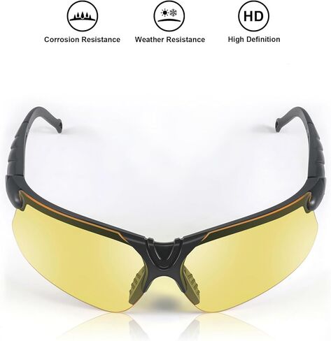 KEMIFON Shooting Safety Glasses Anti Fog Shooting Gun Range Eye Protection Tactical Eyewear for Men and Women with Clear and Grey Interchangeable Lenses in Kuwait
