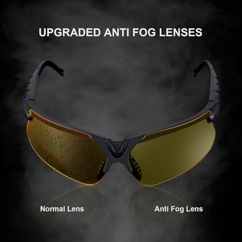 KEMIFON Shooting Safety Glasses Anti Fog Shooting Gun Range Eye Protection Tactical Eyewear for Men and Women with Clear and Grey Interchangeable Lenses in Kuwait