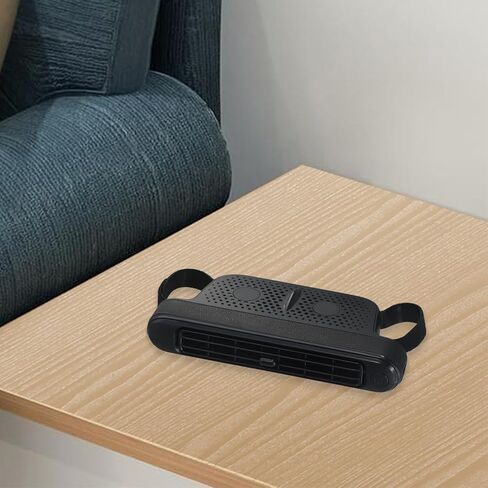 مروحة تبريد مقعد صغيرة مثبتة على السيارة ، سيارة مروحة للتبريد USB المحمولة بدون مروحة كبيرة للرياح الكهربائية مروحة بيو الخلفية لشاحنة سيارات الدفع الرباعي والسيارات (أسود) in Kuwait