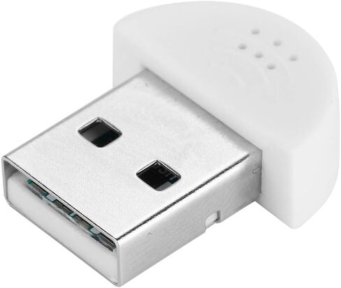 Keenso Super Mini USB 2.0 Microphone for Portabledesktop PCs: High Loyalty Sound for Skype/, Noise Reduction and Omnidirectional Truck (Black) in Kuwait