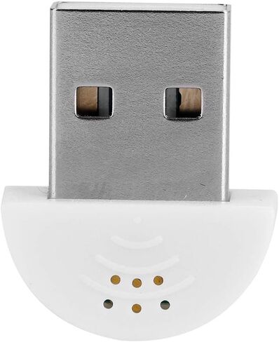 Keenso Super Mini USB 2.0 Microphone for Portabledesktop PCs: High Loyalty Sound for Skype/, Noise Reduction and Omnidirectional Truck (Black) in Kuwait