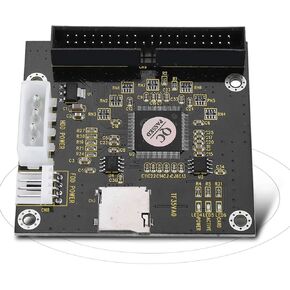 Keenso to IDE 40Pin Male Adapter for Quiet Workstations, Support System Specification 2.0, MultiWord DMA Transmission, for Office/Home Use