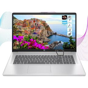 HP Pavilion 17.3" HD+ Touch Screen 2025 Upgraded Laptop Computer | 13th Gen Intel i7-1355U| 64GB RAM| 2TB SSD + 128GB Portable SSD| Wi-Fi 6| Backlit/Numeric KB| Bluetooth| Webcam| Windows 11|RK Bundle