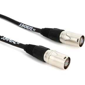 JUMPERZ Blue Line Shielded Cat 5e Cable with etherCON Connectors - 50 foot