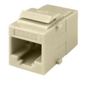 Cat5e Keystone Pass-Through Coupler Jack, 5-Pack