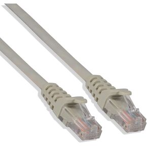 LOGICO 3ft Cat5e Cable Ethernet LAN Network RJ45 Patch Cord Internet Gray (50 Pack)