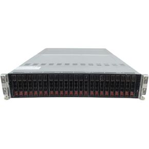 Supermicro 2U SYS-2028TP-HTTR, 8X Xeon E5-2697 V4 2.3GHz 18-Core CPU, 1TB Memory, 24x Trays (BYO SFF SATA Drives), 10GbE RJ45, Rails (Renewed)